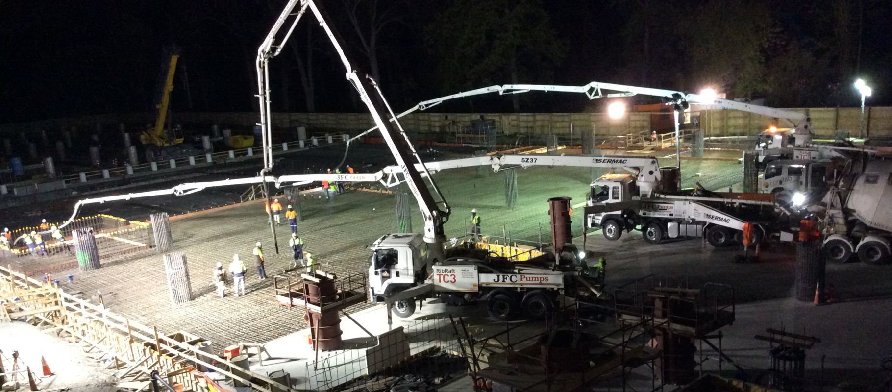 Pouring the ASB Foundation